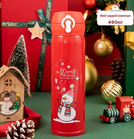 304 Stainless Steel Bouncing Water Cup For Kids With Cartoon Design