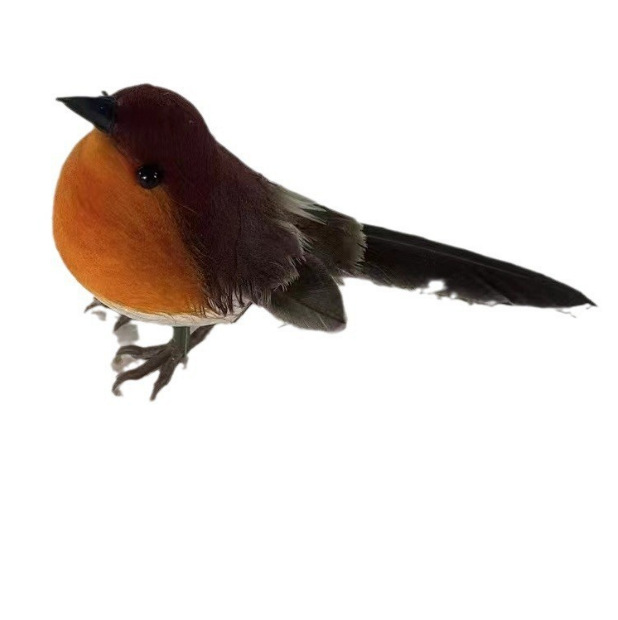 Cute Artificial Feather Bird Christmas Tree Ornament (New