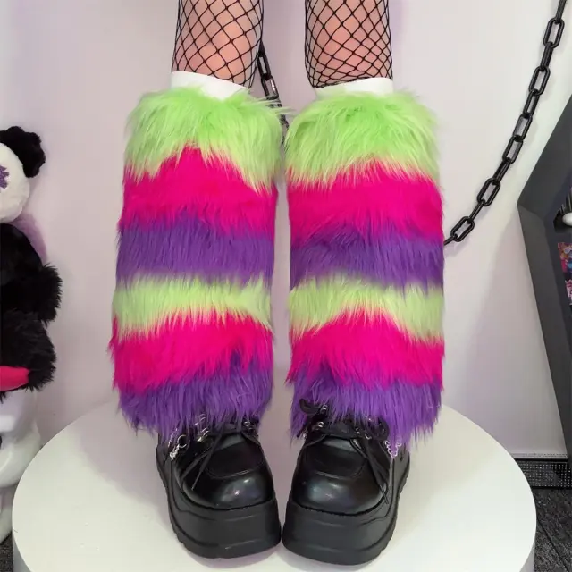 New Fallwinter Faux Wool Boot Cuffs With Plush Sock Liners Pink - Shop at LoveMi