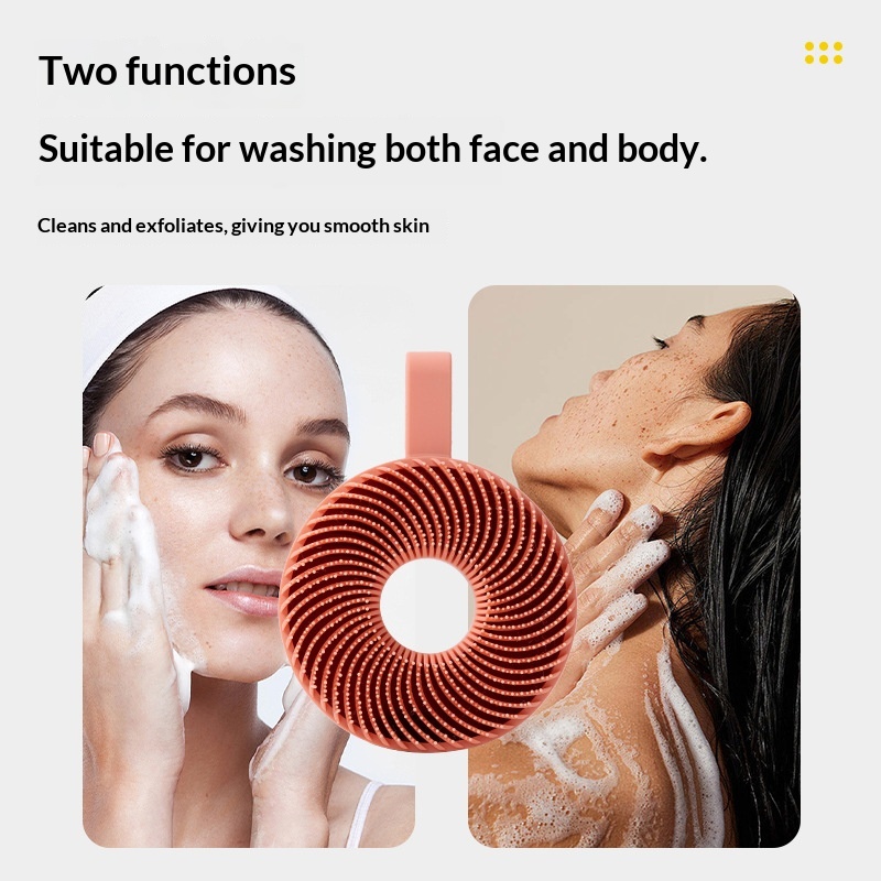 Silicone Bath Brush A Magical Back-scrubbing Tool For Cleansing During Your Shower