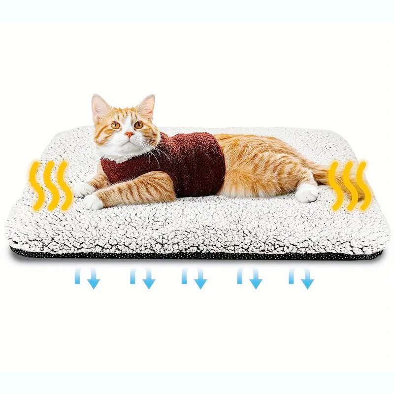 Self-heating Non-slip Detachable Heating Pad For Pets