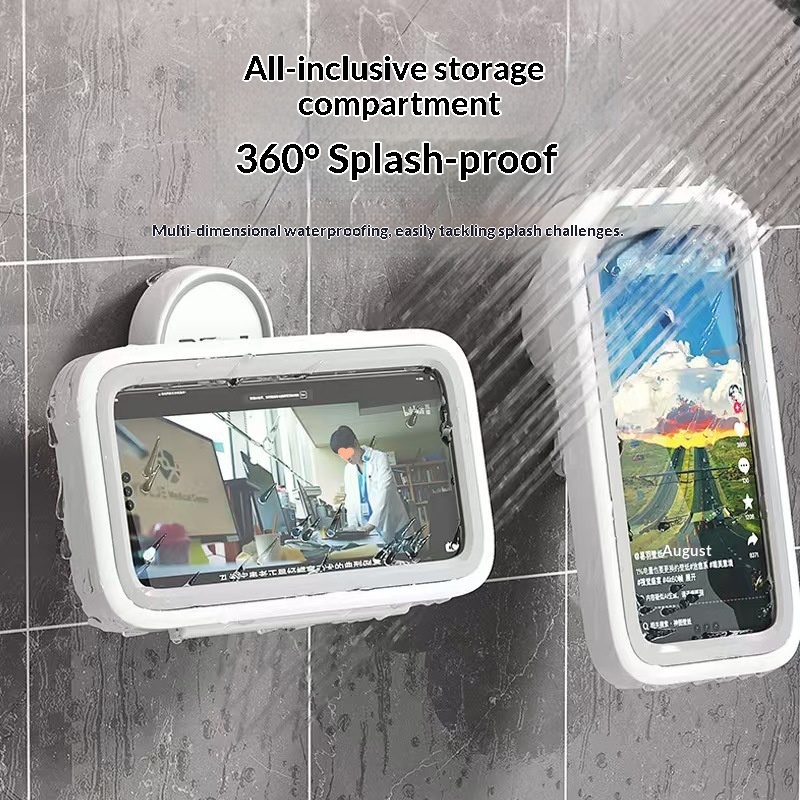 Stylish Waterproof Wall-Mounted Bathroom Rack