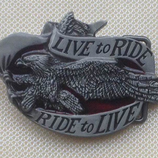 Fashionable American-style Belt Buckle With An Eagle Head Design