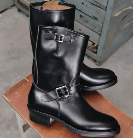 Martin With A Side Zipper For Riders Long Motorcycle Boots