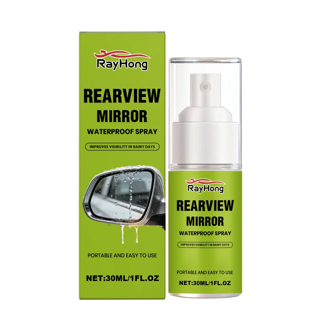 Rearview Mirror Waterproof Spray