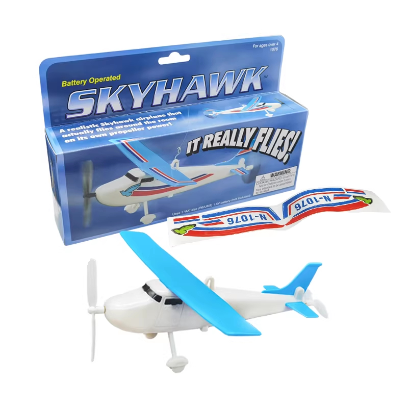 Durable World War II Model Plastic Electric Toy Airplane