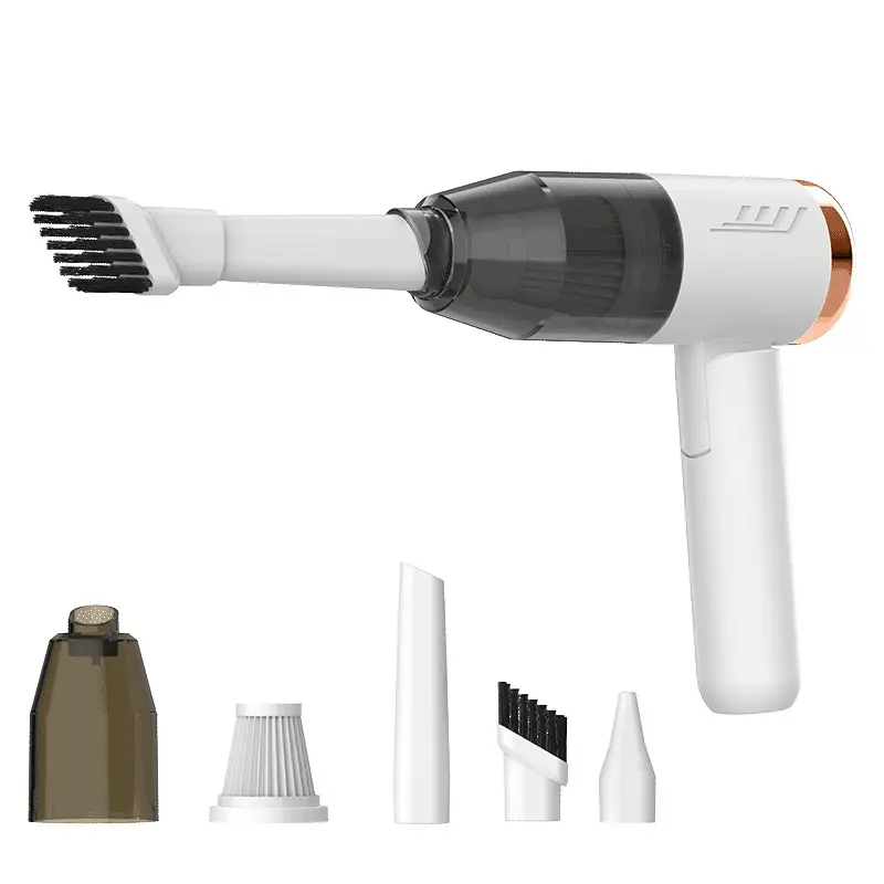 Foldable Car- And Home-Use 3-in-1 Portable Mini Desktop Vacuum Cleaner