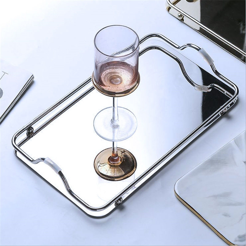 Gold Silver Storage Stainless Steel Tray