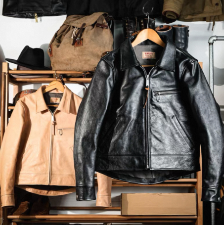 Retro American-Style Lapel Detroit Work Jacket