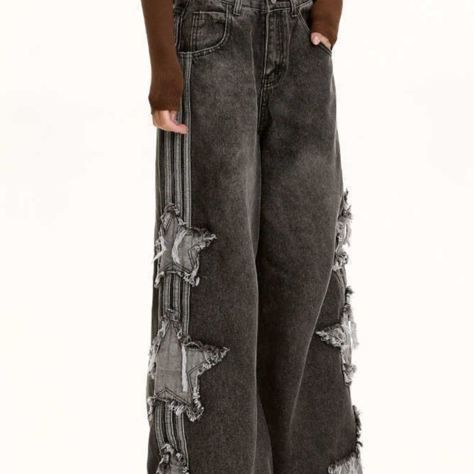 Loose Slimming Draping Wide-leg Floor-length Pants