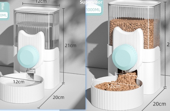 Hanging Cat Water Fountain And Automatic Dog Feeder For Drinking