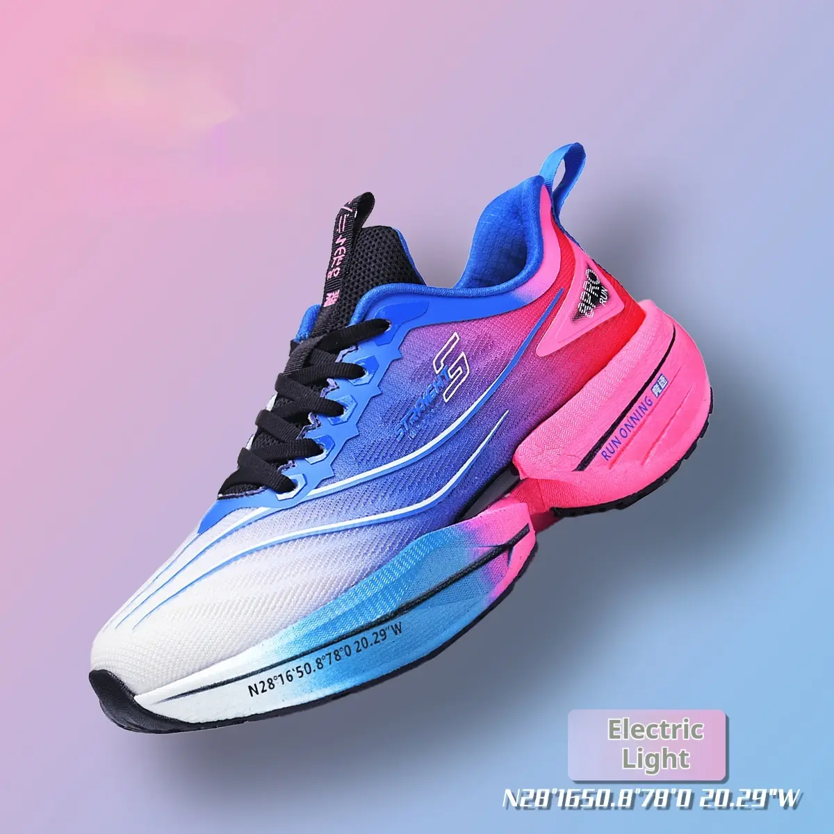 Fashionable Carbon-Plate Racing Sneakers For Boys