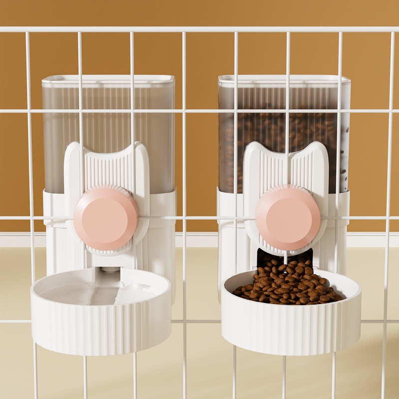 Hanging Cat Water Fountain And Automatic Dog Feeder For Drinking