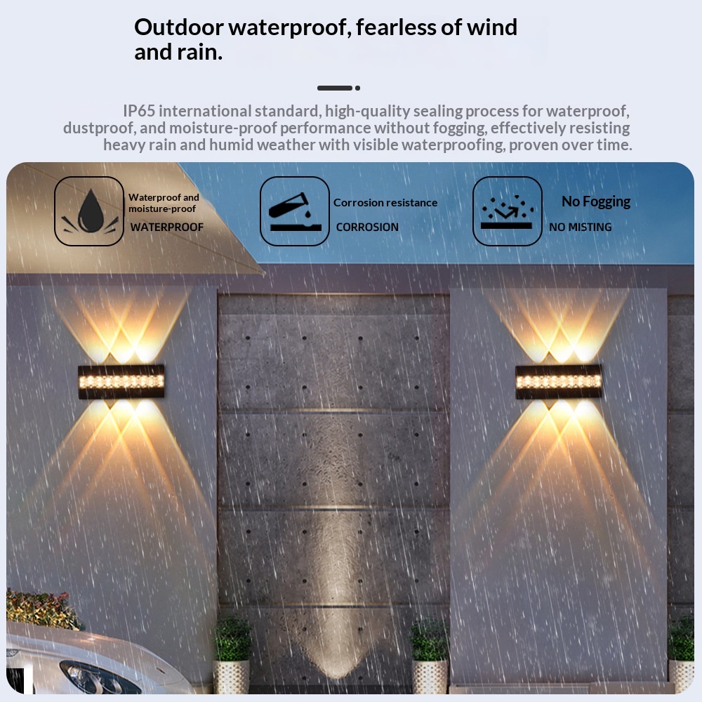 Outdoor Wall Light Wiring Model Villa Spotlight Perimeter Wall Light - Image 1