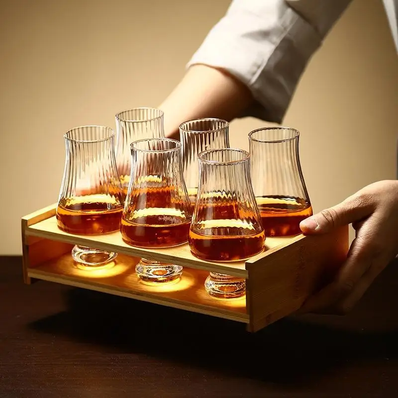 Crystal Spirits And Aroma-tasting Whiskey ISO-standard Tasting Tulip-shaped Cognac Glass