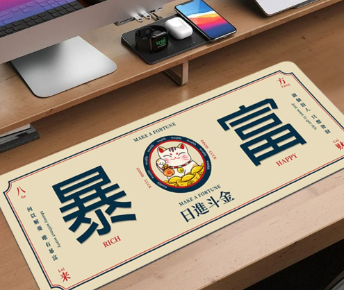 Extra-large Stain-resistant Mouse Pad With Motivational Quotes 7