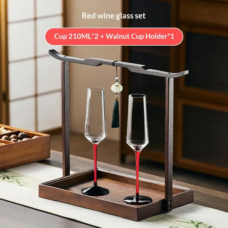 European-style Crystal Glass Champagne Glass Set
