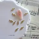 Music Symbols Alloy Jewelry Nails Metal Accessories view 5