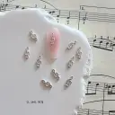 Music Symbols Alloy Jewelry Nails Metal Accessories view 2
