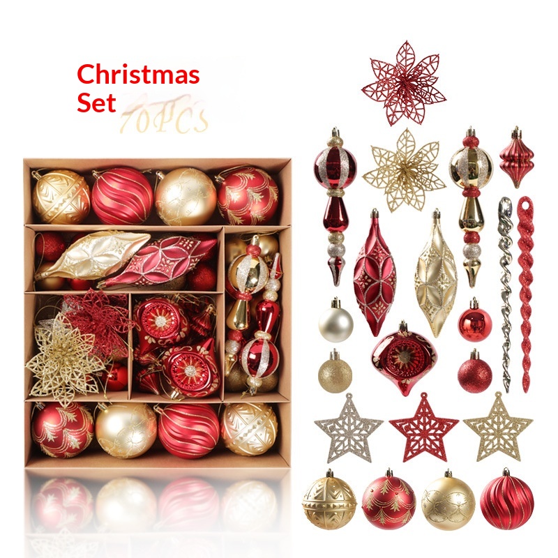 Birthday Electroplated Painted Ornaments Christmas Tree Hangings 7