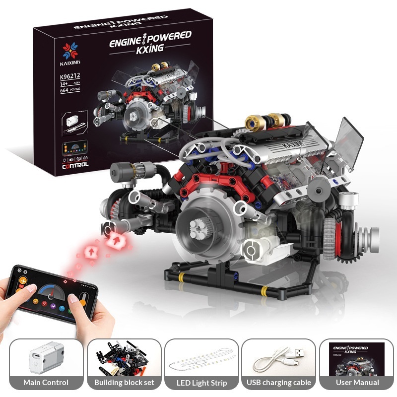 Building Block Sets Compatible With Small Bricks Versatile Robotic Electric Educational Toy Models