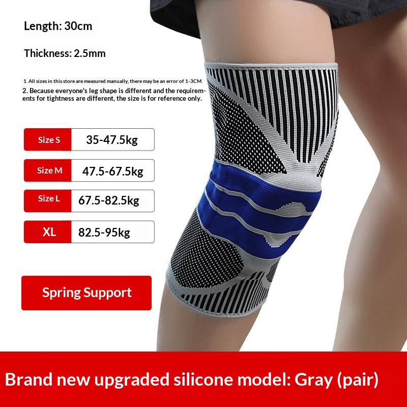 Breathable Silicone Non-Slip Knee Pads For Climbing And Fitness