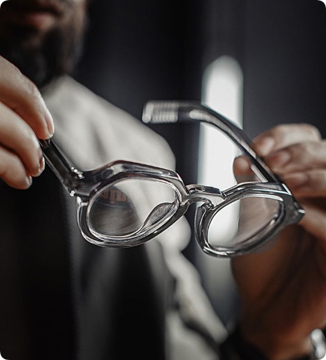 Maden Mens American Retro Classic Acetate Frame