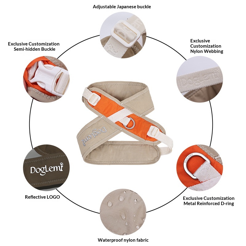 Pet X Chest Harness Vest Style