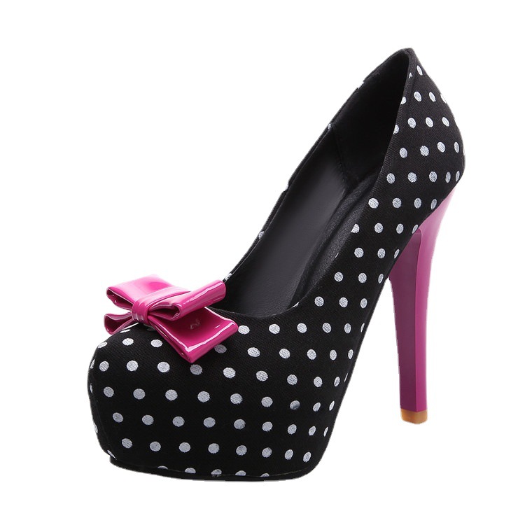 Brautschuhe mit Schleife & Stiletto