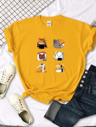 Short Sleeve T-Shirt Large Version Street Half Sleeve