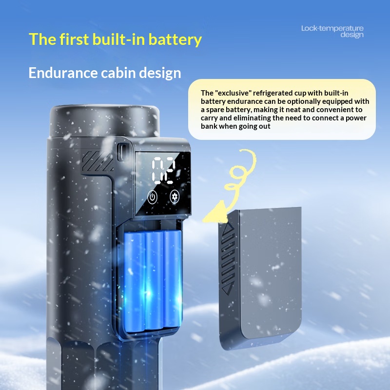 Insulin Refrigeration Cup Portable Cooling Box Rechargeable Mini Fridge Dedicated To Medications