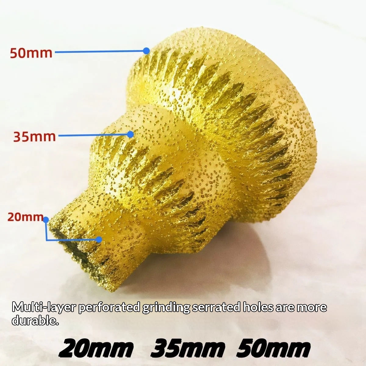 Serrated Brazed Pagoda DrillStep Reamer