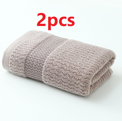 Absorbent Thickened Water-pattern Face And Body Towels For Everyday Home Use