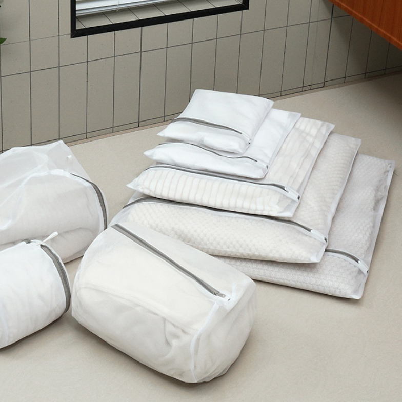 Grey Mesh Laundry Bag Mesh Bag Designed Specifically For Use In Washing Machines