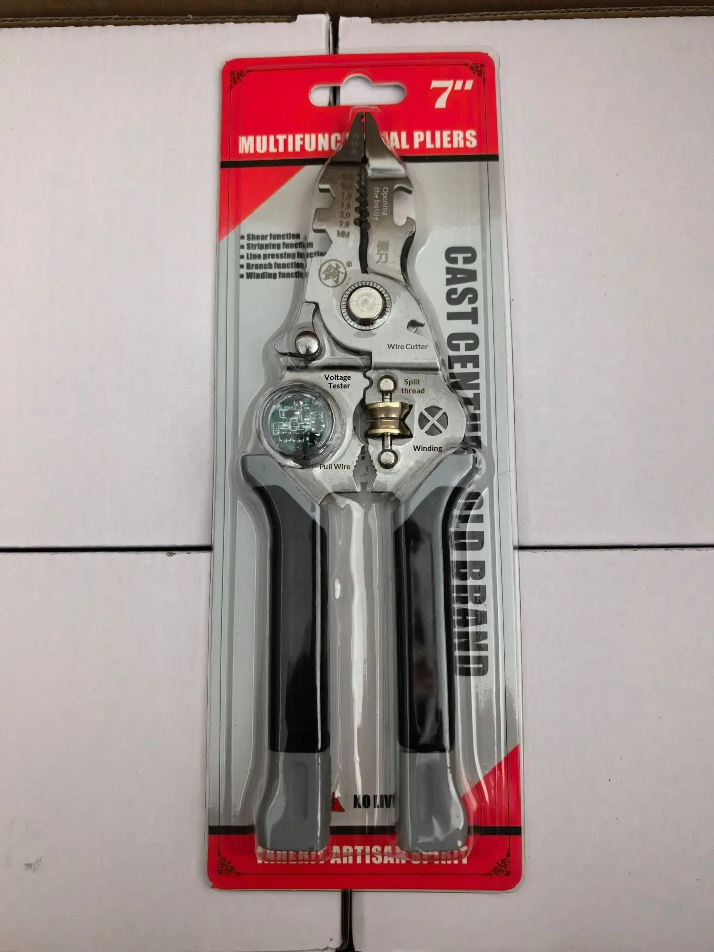 Multi-Function Wire Stripping Pliers For Electricians