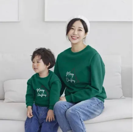 New Stylish Fall Outfit Set For Little Girls Cozy Sweatshirt For Baby Girls - Green