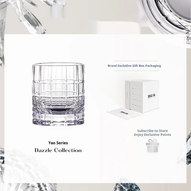 Lead-free Crystal Glass Household Cups Perfect As A Giftpaired-cup Gift Box
