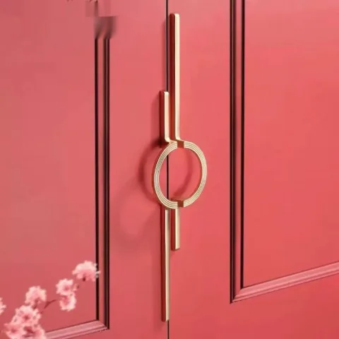 Half Round Cabinet Hardware for Wardrobes and Drawers Solid