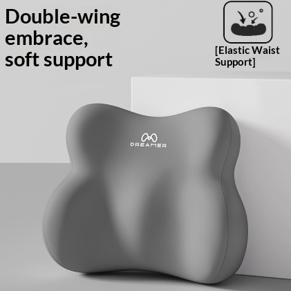 Backrest Lumbar Support Seat Cushion Waist-support Pillow For Long Hours At Your Workstation