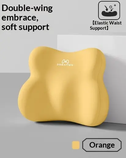 Backrest Lumbar Support Seat Cushion Waist-support Pillow For Long Hours At Your Workstation