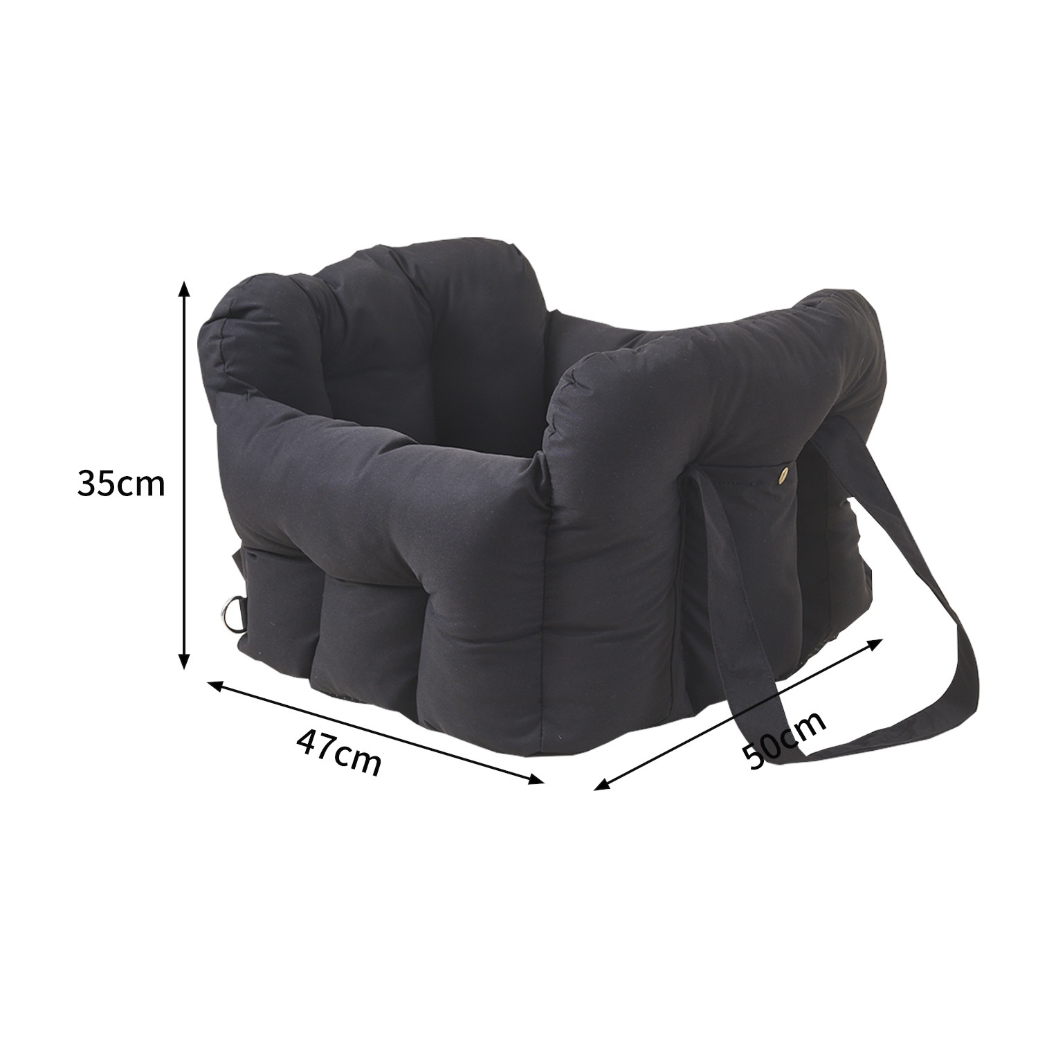 Portable Car Front Passenger Seat Dog Safety Seat Versatile Carrier Backpack For Dogs And Cats