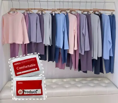 Pure Cotton Autumn Tops And Pants