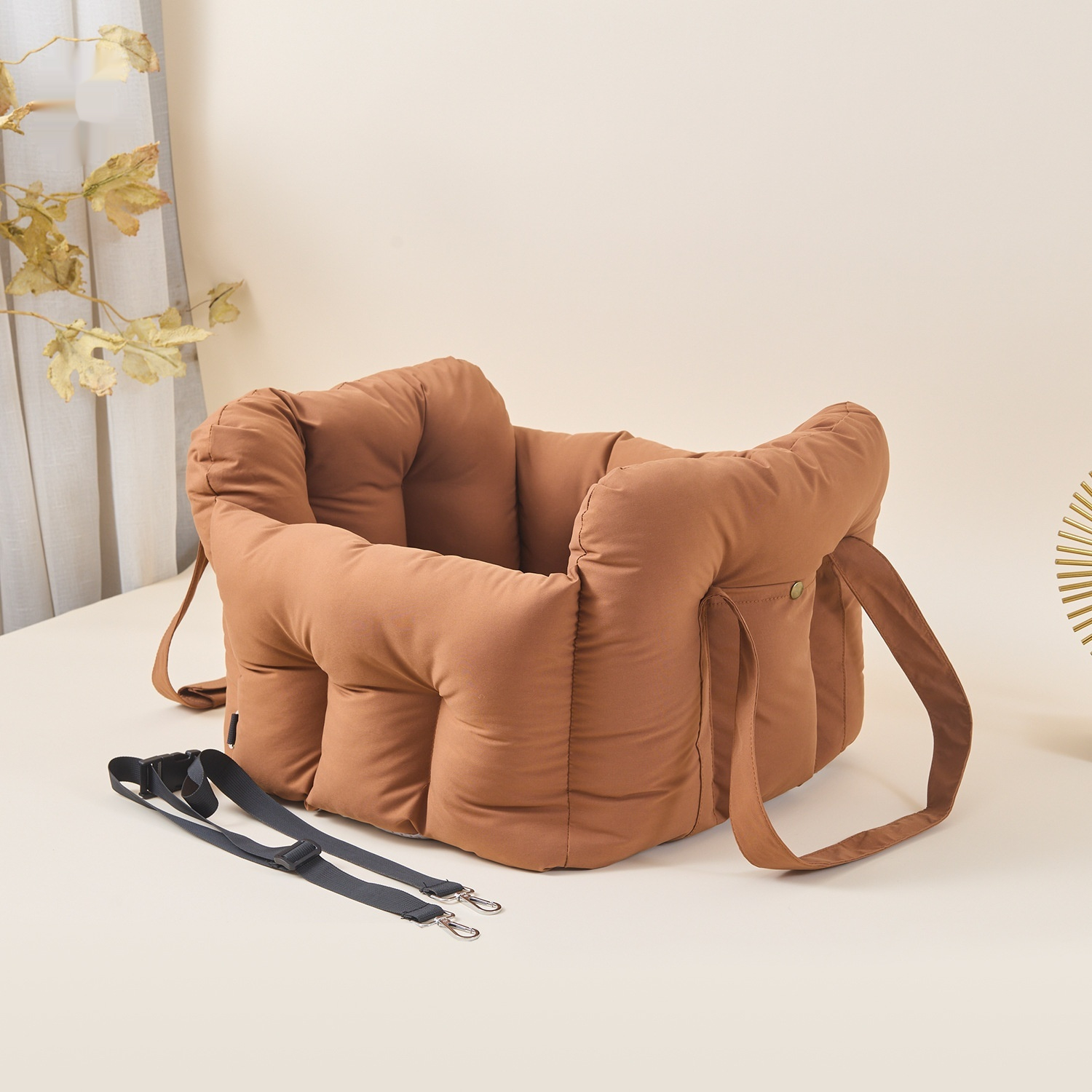 Portable Car Front Passenger Seat Dog Safety Seat Versatile Carrier Backpack For Dogs And Cats