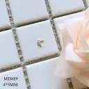 Simple Non Diamond Nail Alloy Jewelry view 3