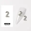 3D Digital Explosion Gold Nail Jewelry Diamond Accessories view 10