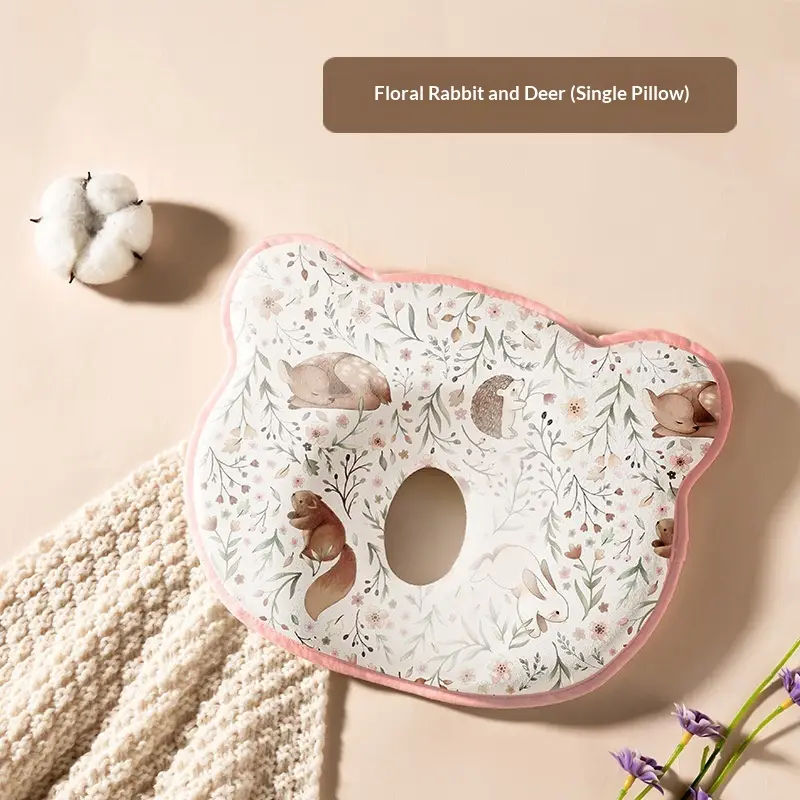 Newborn Corrective Head-Shaping Pillow Silicone Pillow To Prevent Flat Head In Babies