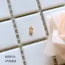 Simple Non Diamond Nail Alloy Jewelry view 9