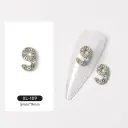 3D Digital Explosion Gold Nail Jewelry Diamond Accessories view 8