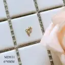 Simple Non Diamond Nail Alloy Jewelry view 11