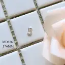 Simple Non Diamond Nail Alloy Jewelry view 8